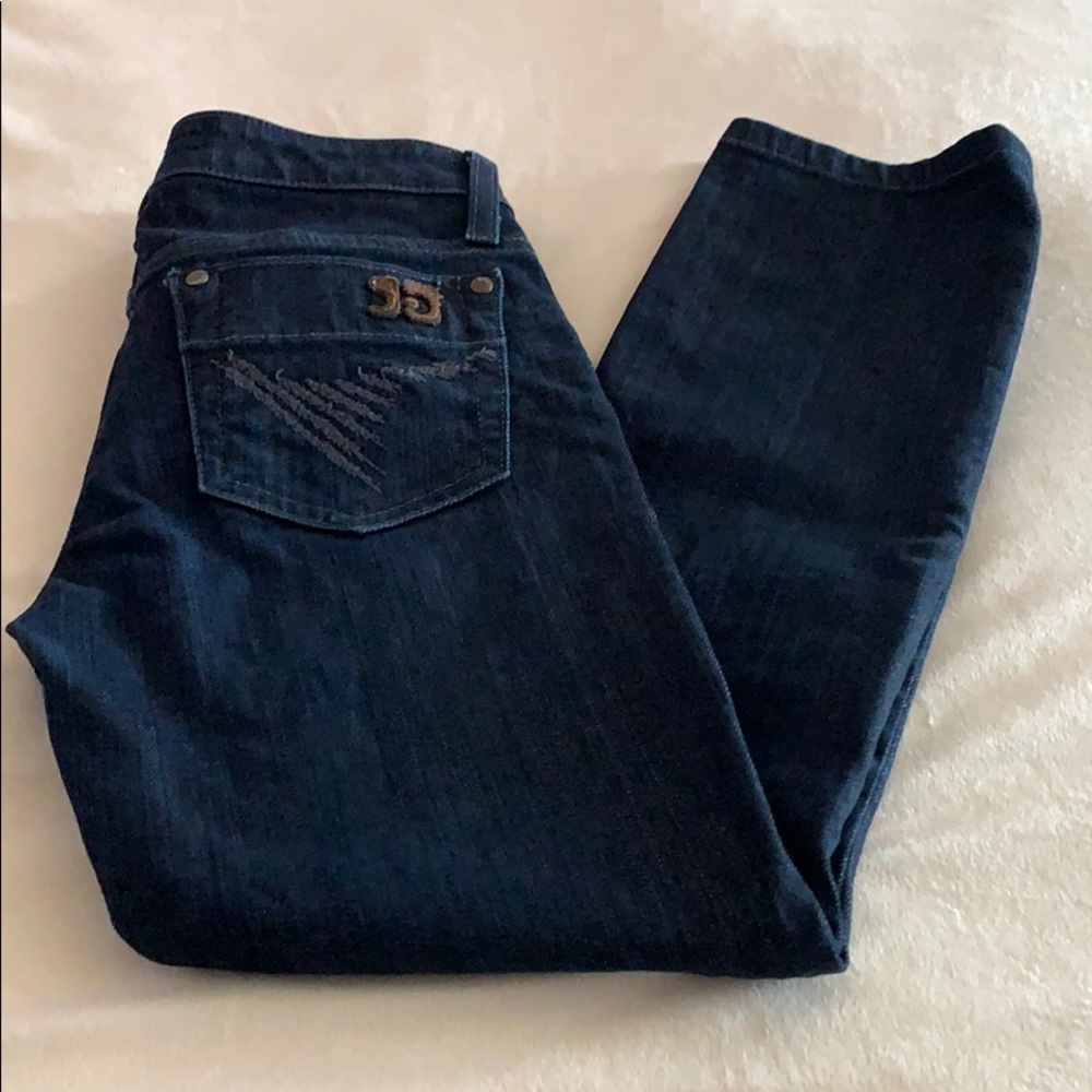Joe’s Jeans dark wash low rise jeans 24